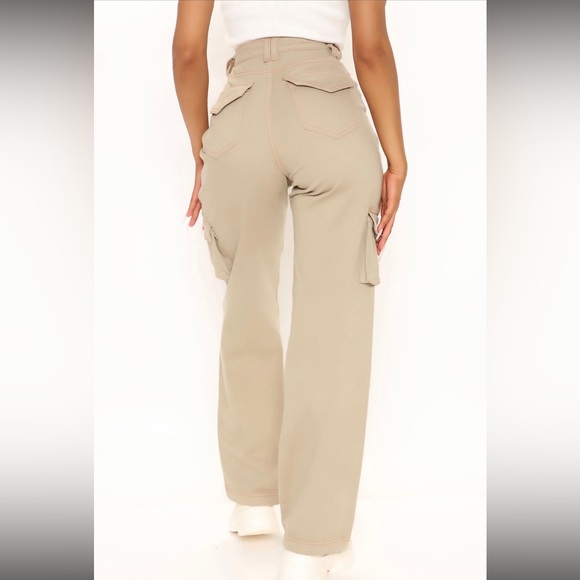 Fashion Nova Cargo Boyfriend Jeans - Picture 8 of 9